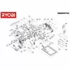 Ryobi EBS9576V Spare Parts List Type: 5133000873